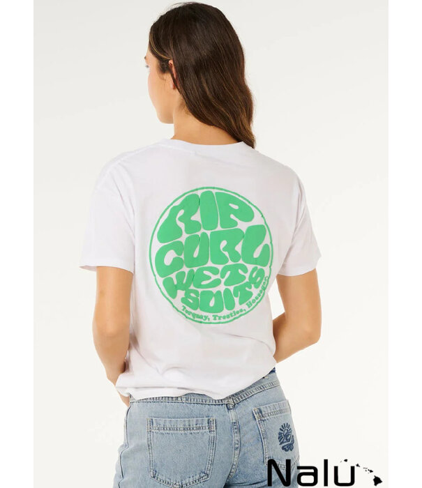 Rip Curl Rip Curl Icons Of Surf Relaxed Tee Opt White
