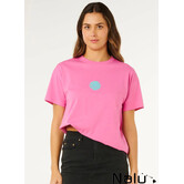 Rip Curl Rip Curl Icons Of Surf Relaxed Tee Super Pink