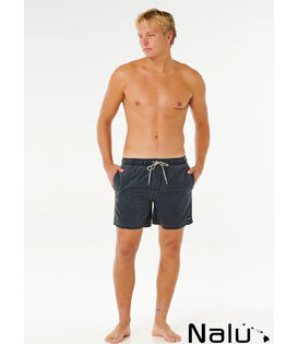 Rip Curl Offset Washed Volley Boardshort Black