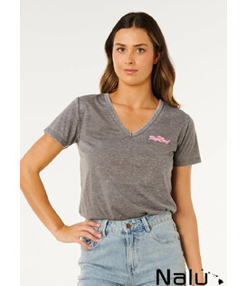 Rip Curl Layday Standard Tee Washed Black