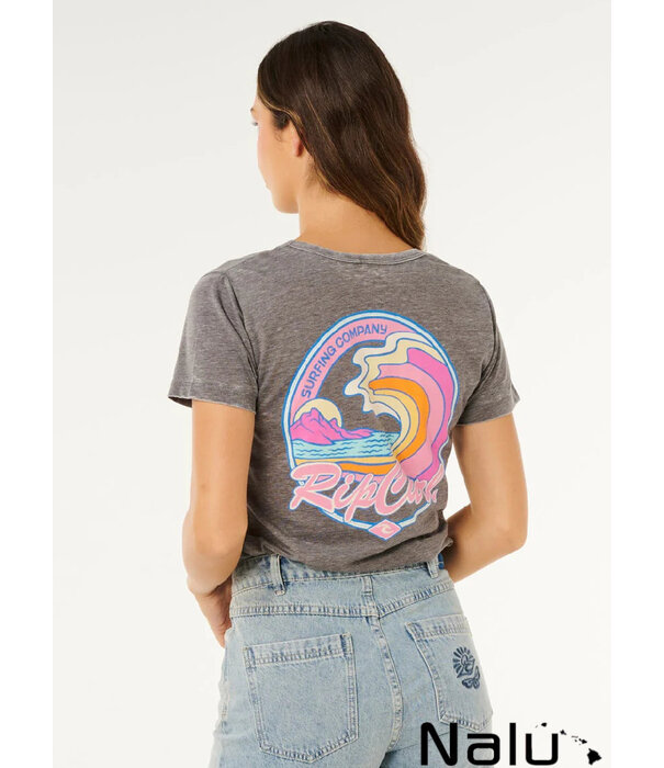 Rip Curl Rip Curl Layday Standard Tee Washed Black