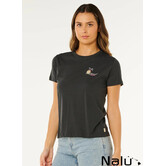 Rip Curl Tide Line Standard Tee Whased Black