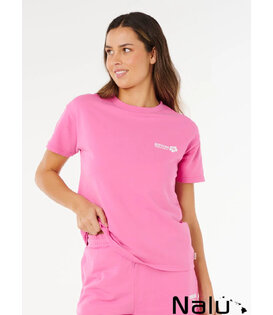 Rip Curl Surf Puff Party Pack Relaxed Tee Super Pink