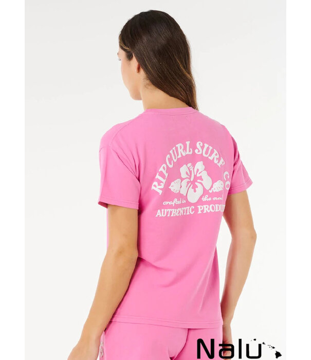 Rip Curl Rip Curl Surf Puff Party Pack Relaxed Tee Super Pink