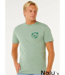 Rip Curl Keep On Trucking  Tee Aloe
