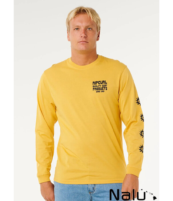 Rip Curl Rip Curl Pacific Rinse Long Sleeve Tee Ocher