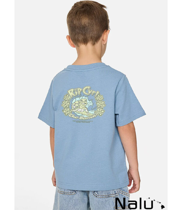 Rip Curl Rip Curl Ride The Wave Art Tee Boy Faded Denim