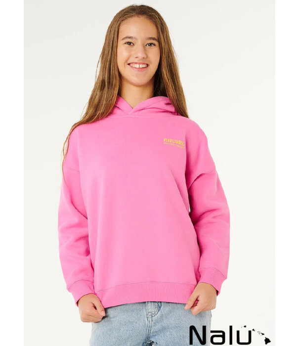 Rip Curl Rip Curl Surf Puff Heritage Hood Kids Super Pink