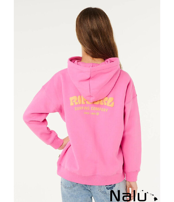 Rip Curl Rip Curl Surf Puff Heritage Hood Kids Super Pink