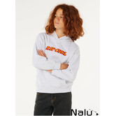 Rip Curl Eternal Shred Logo Hood Fleece Boy Light Heather Grey