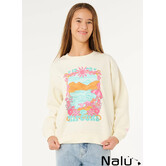 Rip Curl Sunshine Squad Crew fleece Girl Bone