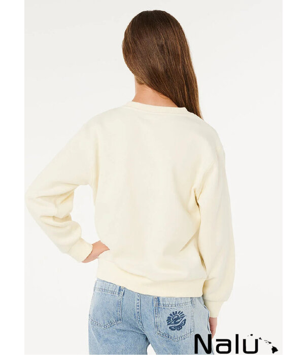 Rip Curl Rip Curl Sunshine Squad Crew fleece Girl Bone