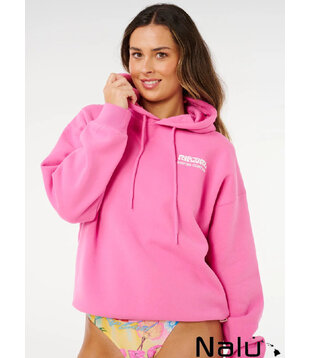 Rip Curl Surf Puff Heritage Hood Super Pink