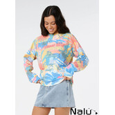 Rip Curl Surf Side Relaxed Crew Fleece Malibu Multico