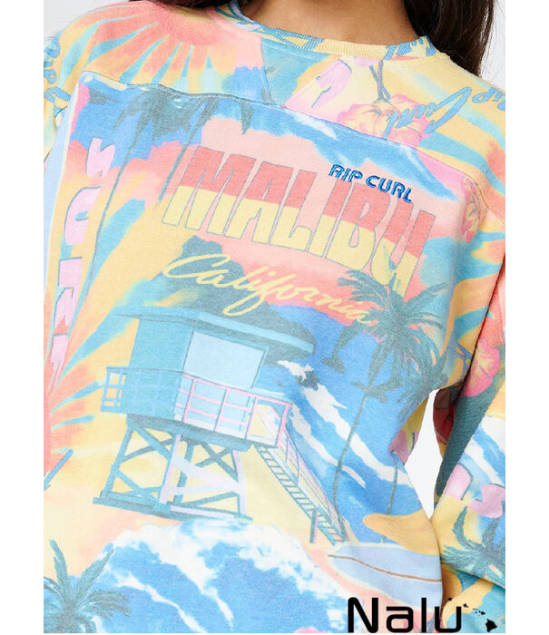 Rip Curl Rip Curl Surf Side Relaxed Crew Fleece Malibu Multico