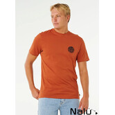 Rip Curl Wettie Passage Icon Tee Baked Clay