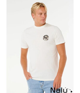 Rip Curl Wettie Passage Icon Tee Bone