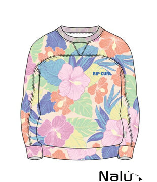 Rip Curl Surf Side Relaxed Crew Multico