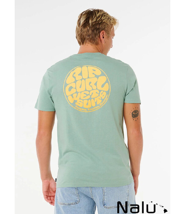Rip Curl Rip Curl Rip Curl Wettie Passage Icon Tee Aloe