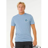 Rip Curl Rip Curl Wettie Passage Icon Tee Faded Denim