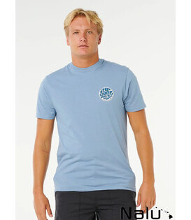 Rip Curl Wettie Passage Icon Tee Faded Denim