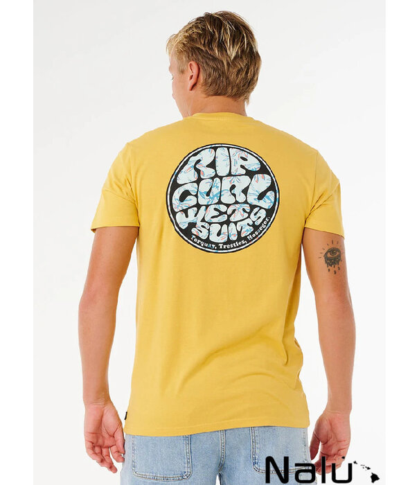 Rip Curl Rip Curl Wettie Passage Icon Tee Ocher