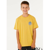 Rip Curl Wetsuit Icon Tee Kids Ocher