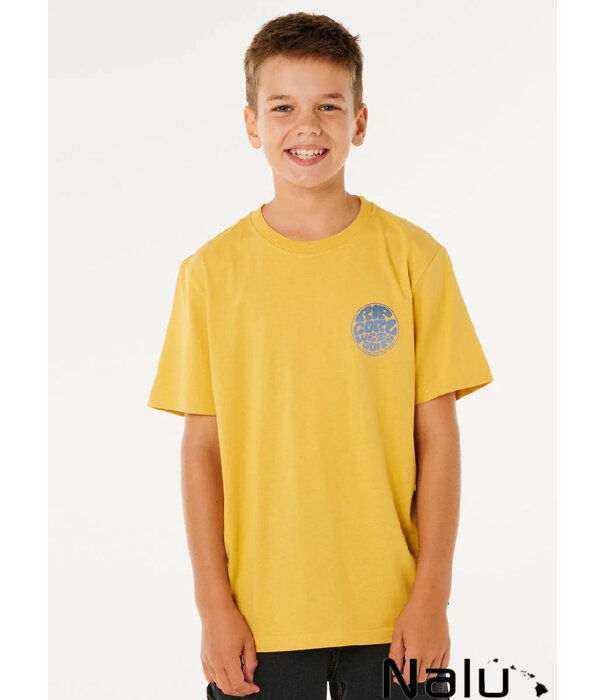 Rip Curl Rip Curl Wetsuit Icon Tee Kids Ocher