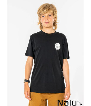 Rip Curl Wetsuit Icon Tee Kids Black