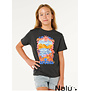 Rip Curl Sunshine Squad Band Tee Girl Washed Black