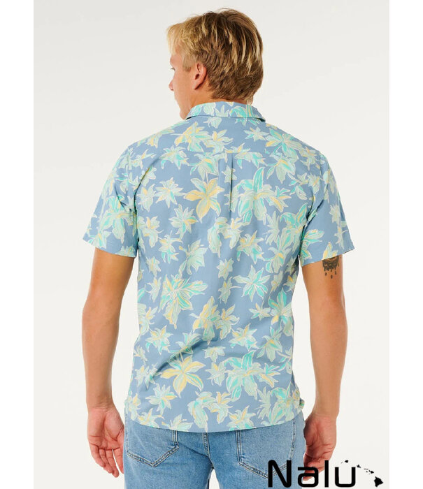 Rip Curl Rip Curl Sessions Short Sleeve Shirt Faded Denim