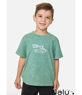 Rip Curl Ride The Wave Wash Tee Boy Aloe