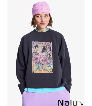 Roxy Lineup Terry Sweater Anthracite