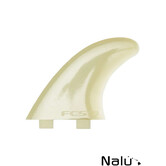 FCS M5 Natural Glass Flex Thruster Fins with Fin Key