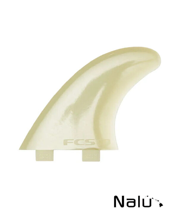 FCS Fins FCS M5 Natural Glass Flex Thruster Fins with Fin Key