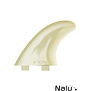 FCS M5 Natural Glass Flex Thruster Fins with Fin Key