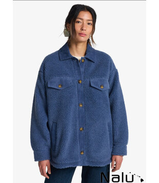 Billabong Coastal Waves Sherpa Washed Blue