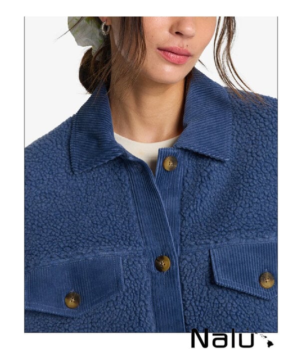 Billabong Billabong Coastal Waves Sherpa Washed Blue