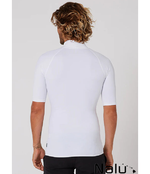 Ocean & Earth Ocean & Earth Mens Script S/S Rash Shirt White