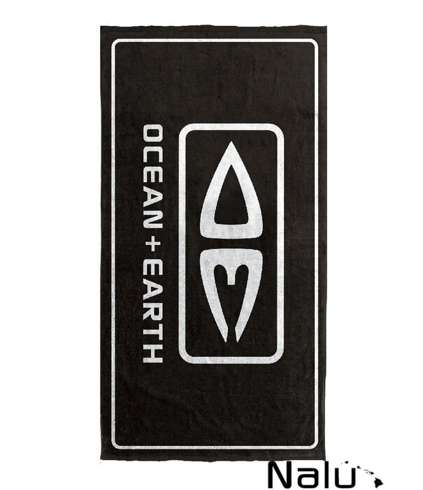 Ocean & Earth Ocean & Earth Priority Towel  Black