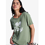 Roxy Oceanwave Regular Slub T-shirt Oil Green