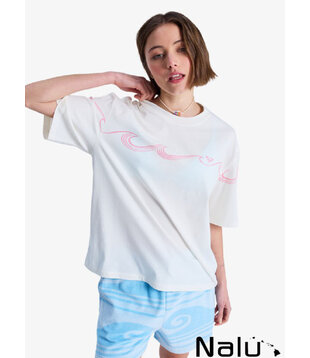 Roxy Hangloose Placed T-shirt Coconut Milk