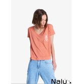 Roxy Laguna Green T-shirt Apricote Brandy