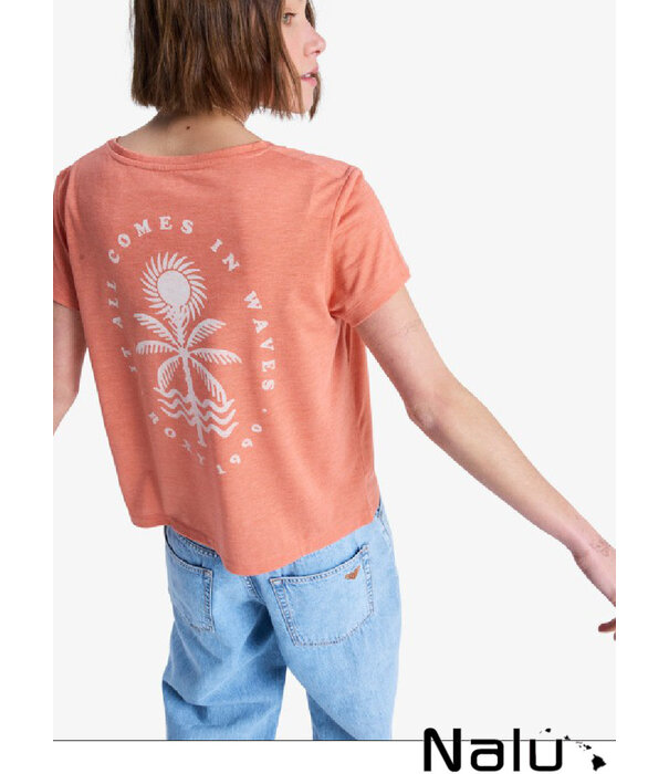 Roxy Roxy Laguna Green T-shirt Apricote Brandy