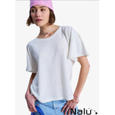 Roxy Time For Palm Tree T-shirt Coconut Milk