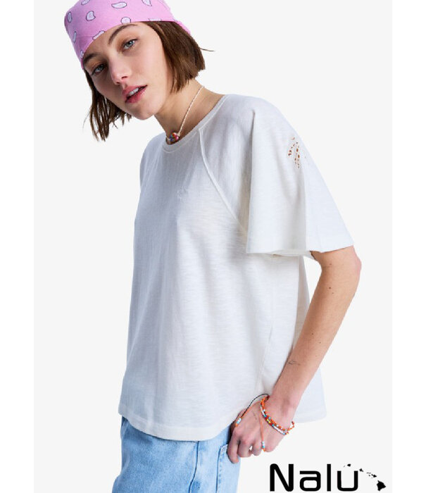 Roxy Roxy Time For Palm Tree T-shirt Coconut Milk