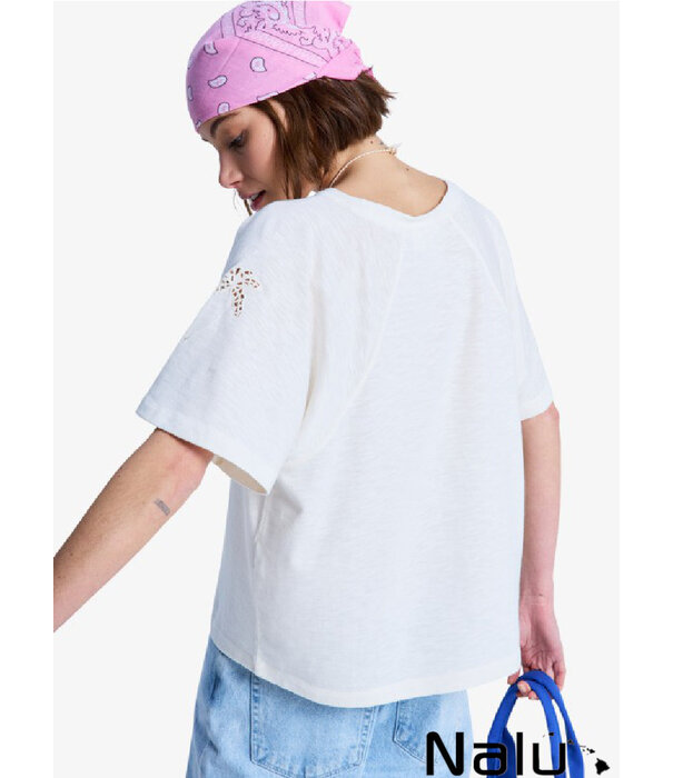 Roxy Roxy Time For Palm Tree T-shirt Coconut Milk