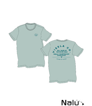 Nalu Zandvoort Tall Tales Destination Tee Agave