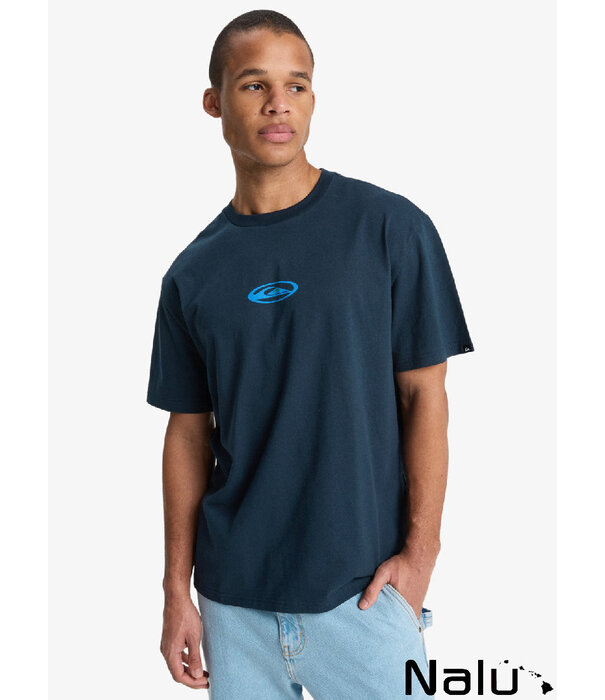 Quiksilver Quiksilver Flowers Surfing T-shirt Dark Navy
