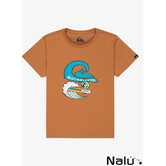 Quiksilver Ev Human Wave T-shirt Tobacco Brown
